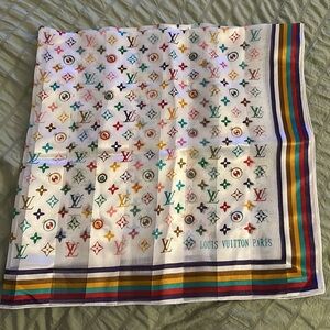 Tekashi murakami LV multicolor silk scarf